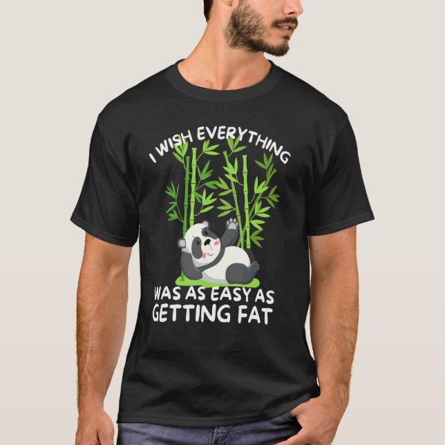 T-shirt Panda Cool  Panda Bear au repos  Citation (Devant)
