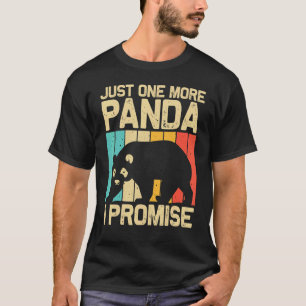T-shirt Panda Cool Pour Hommes Femmes Ours Panda Animal