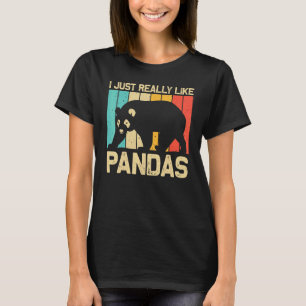 T-shirt Panda Cool Pour Hommes Femmes Ours Panda Animal Zo