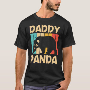 T-shirt Panda Cool pour hommes Papa Panda ours animalier