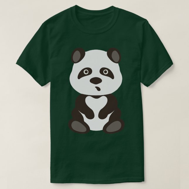 T-shirt Panda Cute (Design devant)