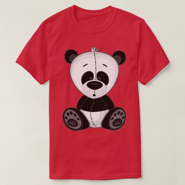 T-shirt Panda Cute Kawaii toon (Design devant)