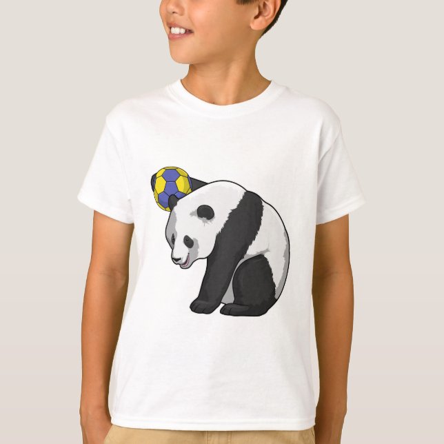 T-shirt Panda dans les sports de handball (Devant)