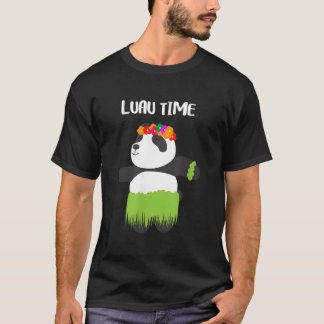 T-shirt Panda Danseur Hula Luau Hawaïen
