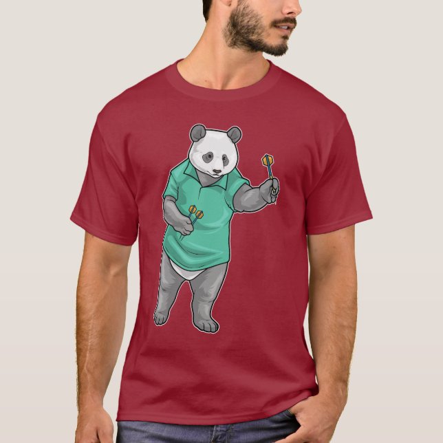 T-shirt Panda Darts Dart (Devant)