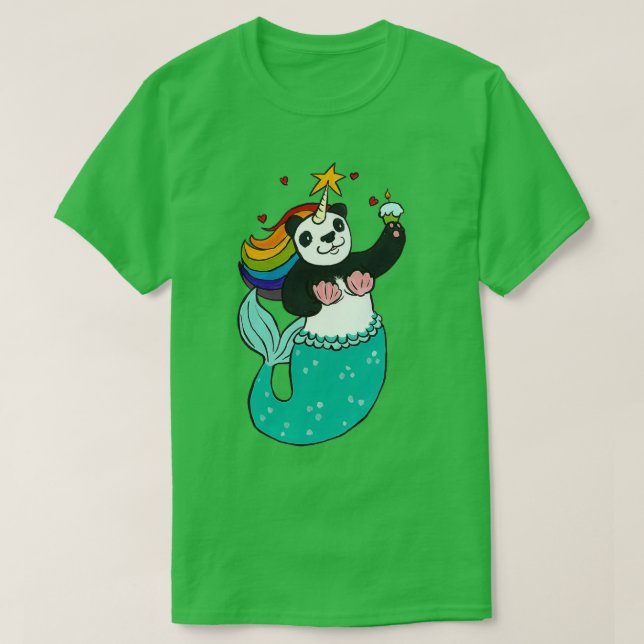 T-shirt Panda d'aspect (Design devant)