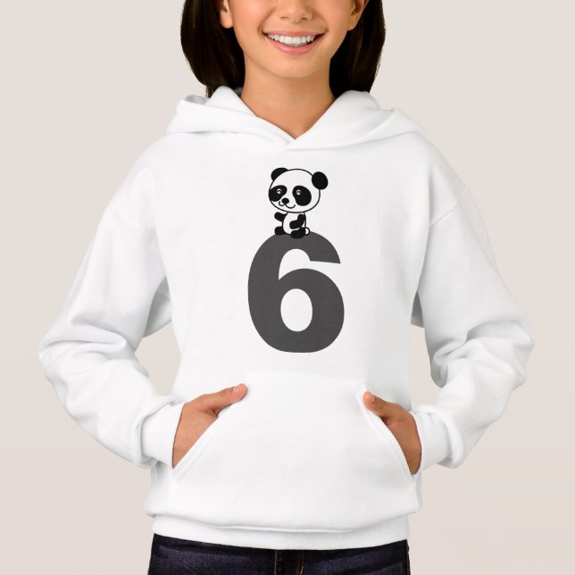T-shirt PANDA DE 6 ANS (Devant)