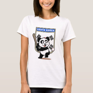 T-shirt Panda de baseball en Corée du Sud