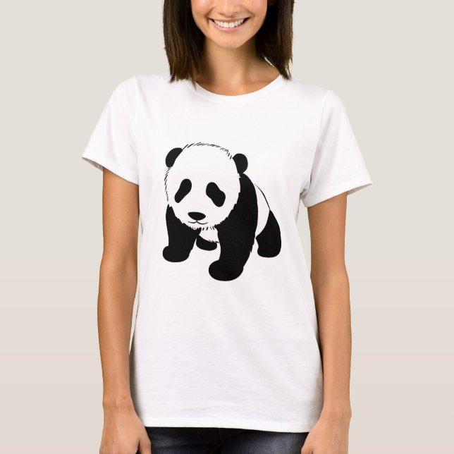 T-shirt Panda de bébé (Devant)