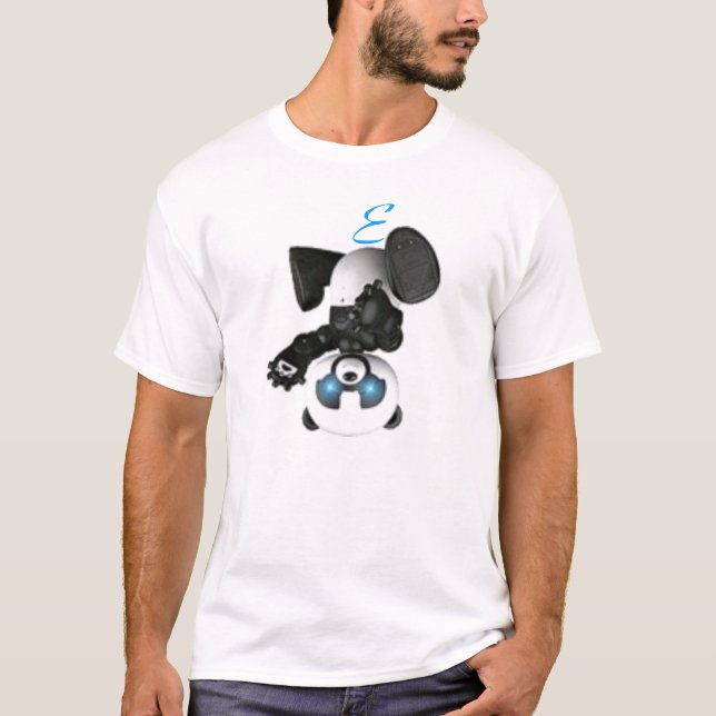 T-shirt Panda de cyborg ; Einar (Devant)