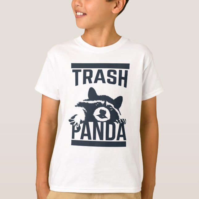 T-shirt Panda de déchets (Devant)