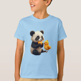 T-shirt panda de dessin