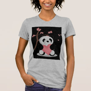 T-shirt Panda de fleurs de cerisier