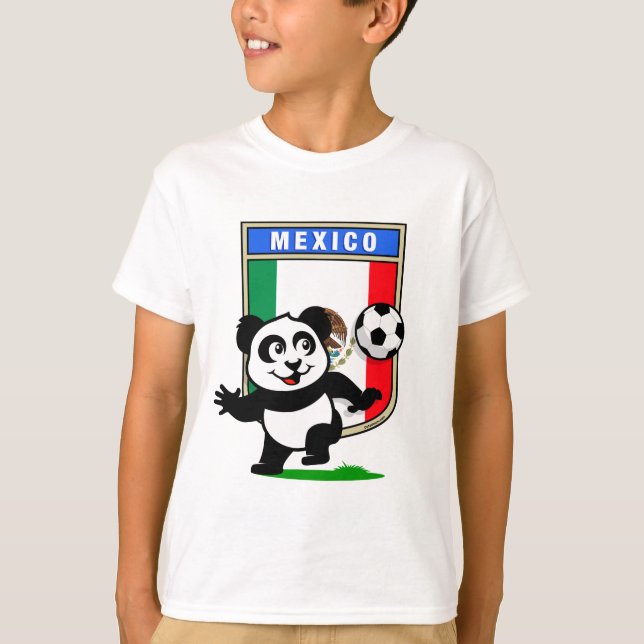 T-shirt Panda de football du Mexique (Devant)