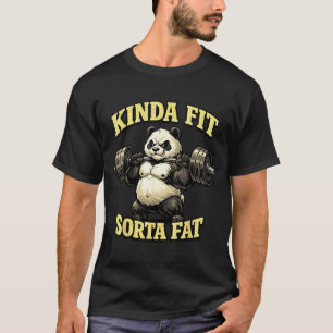 T-shirt Panda de gym drôle_ un peu en forme plutôt gros mu