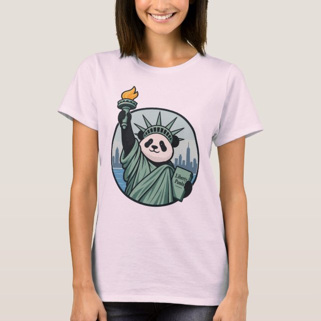 T-shirt Panda de la Liberté (Devant)