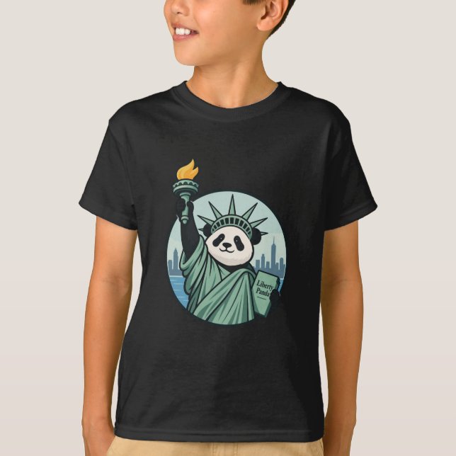 T-shirt Panda de la Liberté (Devant)