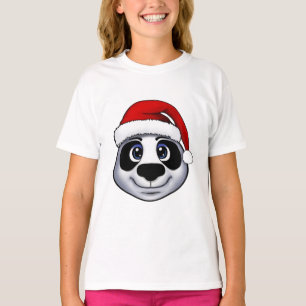 T-shirt Panda de Noël
