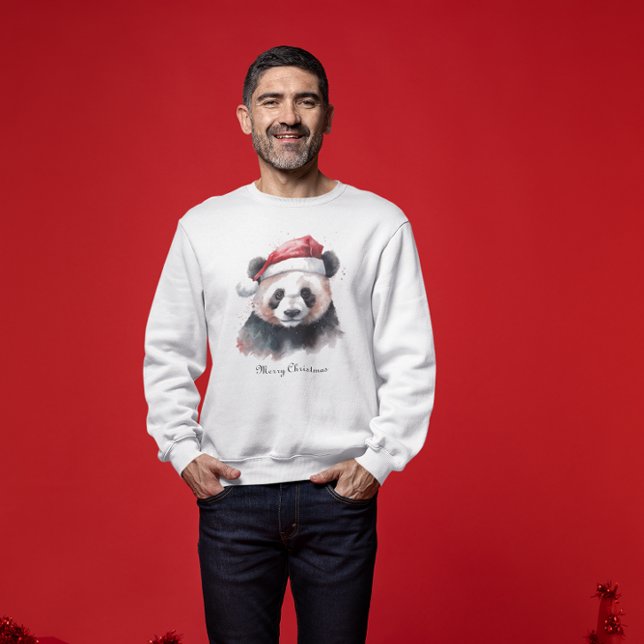 T-shirt Panda de Noël, personnalisable (Créateur téléchargé)