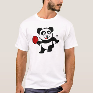T-shirt Panda de ping-pong