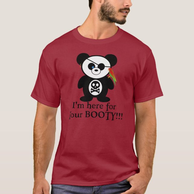 T-shirt Panda de pirate (Devant)