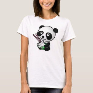 T-shirt Panda de riz