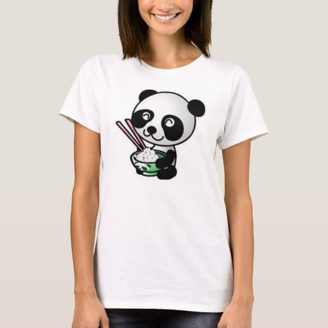 T-shirt Panda de riz (Devant)