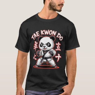T-shirt Panda de Taekwondo mignon - MMA TKD coréen drôle