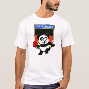 T-shirt Panda de tennis de table en Allemagne