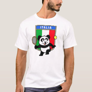 T-shirt Panda de tennis d'Italie