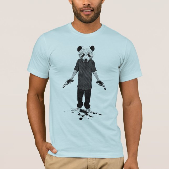 T-shirt Panda de tueur (Devant)