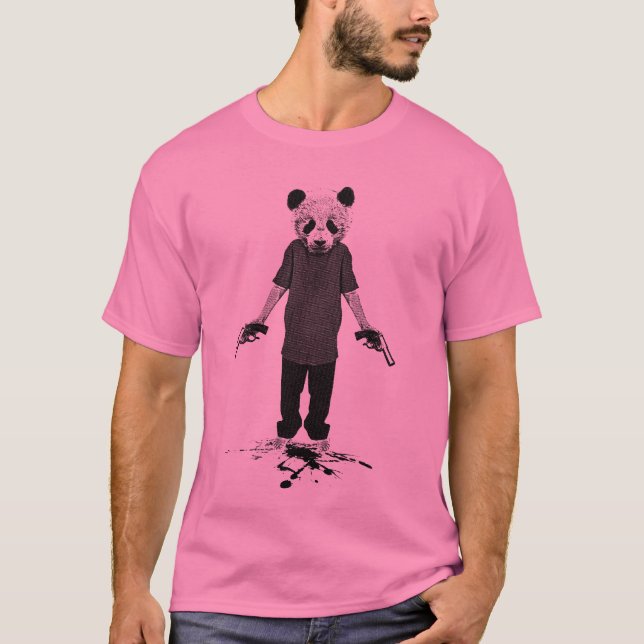 T-shirt Panda de tueur (Devant)