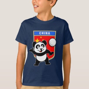 T-shirt Panda de volleyball de la Chine
