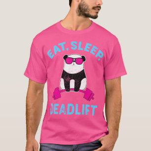 T-shirt Panda Deadlif entraînement musculation