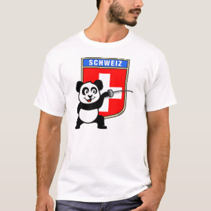 T-shirt Panda d'escrime en Suisse