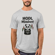 Panda d'état d'esprit HODL - Motivation du commerc