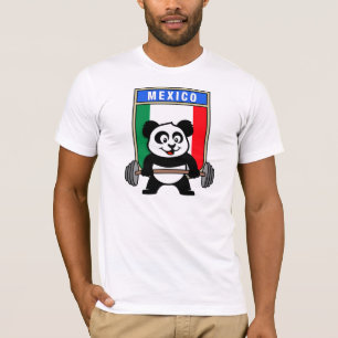 T-shirt Panda d'haltérophilie du Mexique