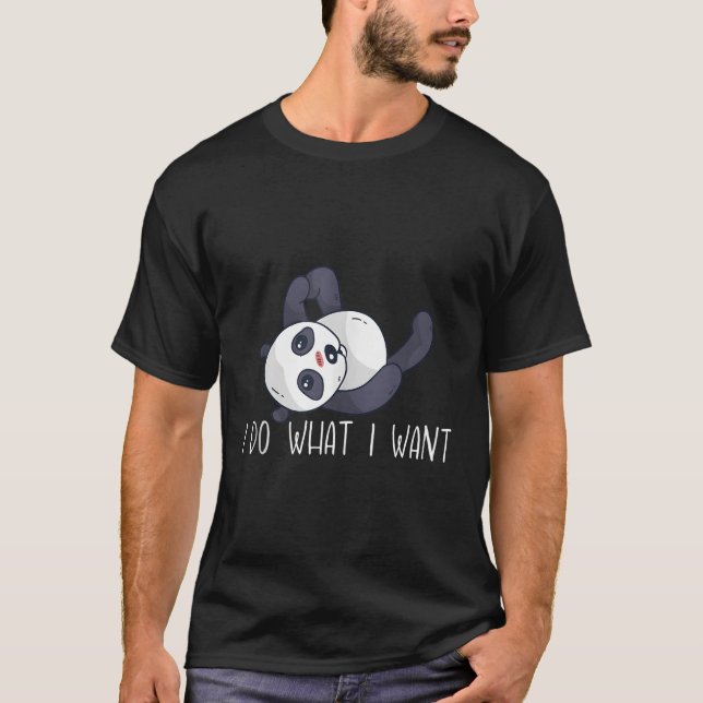 T-shirt Panda Do W I Like (Devant)