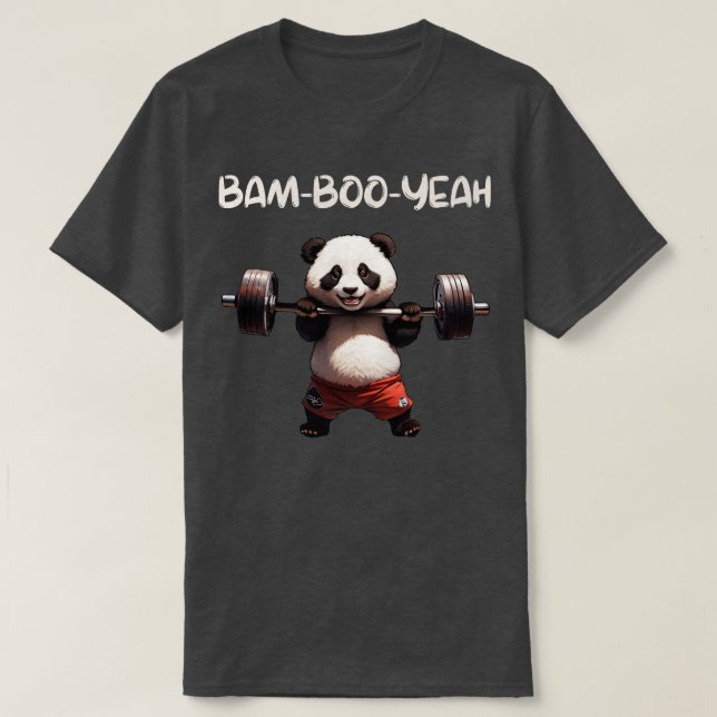 T-shirt panda drôle (Design devant)