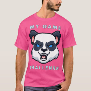 T-shirt panda drôle Mon jeu défi chemise