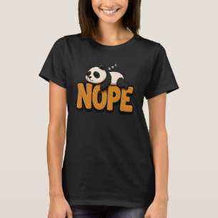 T-shirt Panda Drôle Non Paresseux Amoureux des Animaux Gar