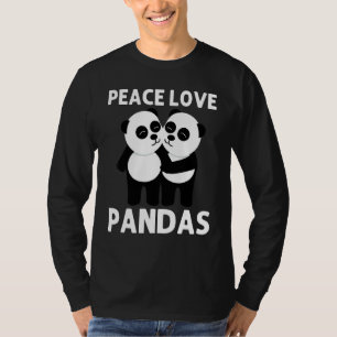 T-shirt Panda Drôle Pour Hommes Femmes Pandas Géants Chino