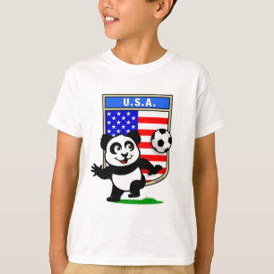T-shirt Panda du football des Etats-Unis