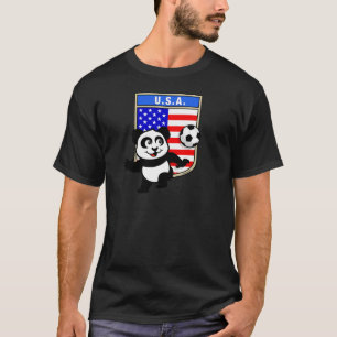 T-shirt Panda du football des Etats-Unis