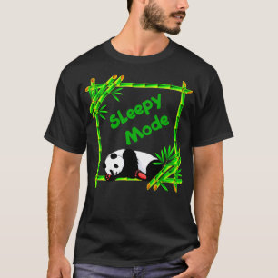 T-shirt Panda en mode veille