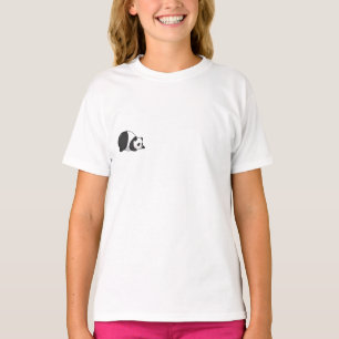 T-shirt Panda Endormi Traînant Autour des Enfants