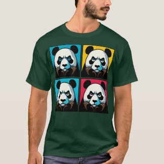 T-shirt Panda ennuyé Funny Panda Art 1