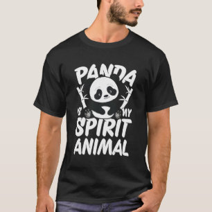 T-shirt Panda est mon esprit animal