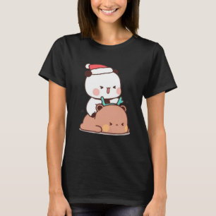 T-shirt Panda Et Brownie Bear Couple, Joyeux Noël