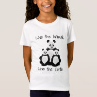 Panda et ses petits aiment la Terre